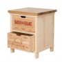 Wine Crate Bedside Table