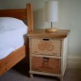 Rustic bedside table from Bois Rustique