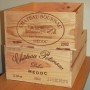Authentic wine crates