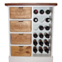 Corked wine rack